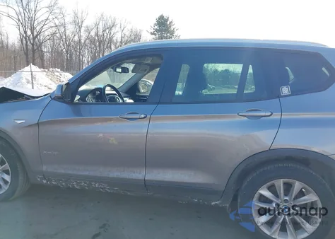 2015 BMW X3 xDrive28I из США, поврежденный, VIN 5UXWX9C57F0D61012